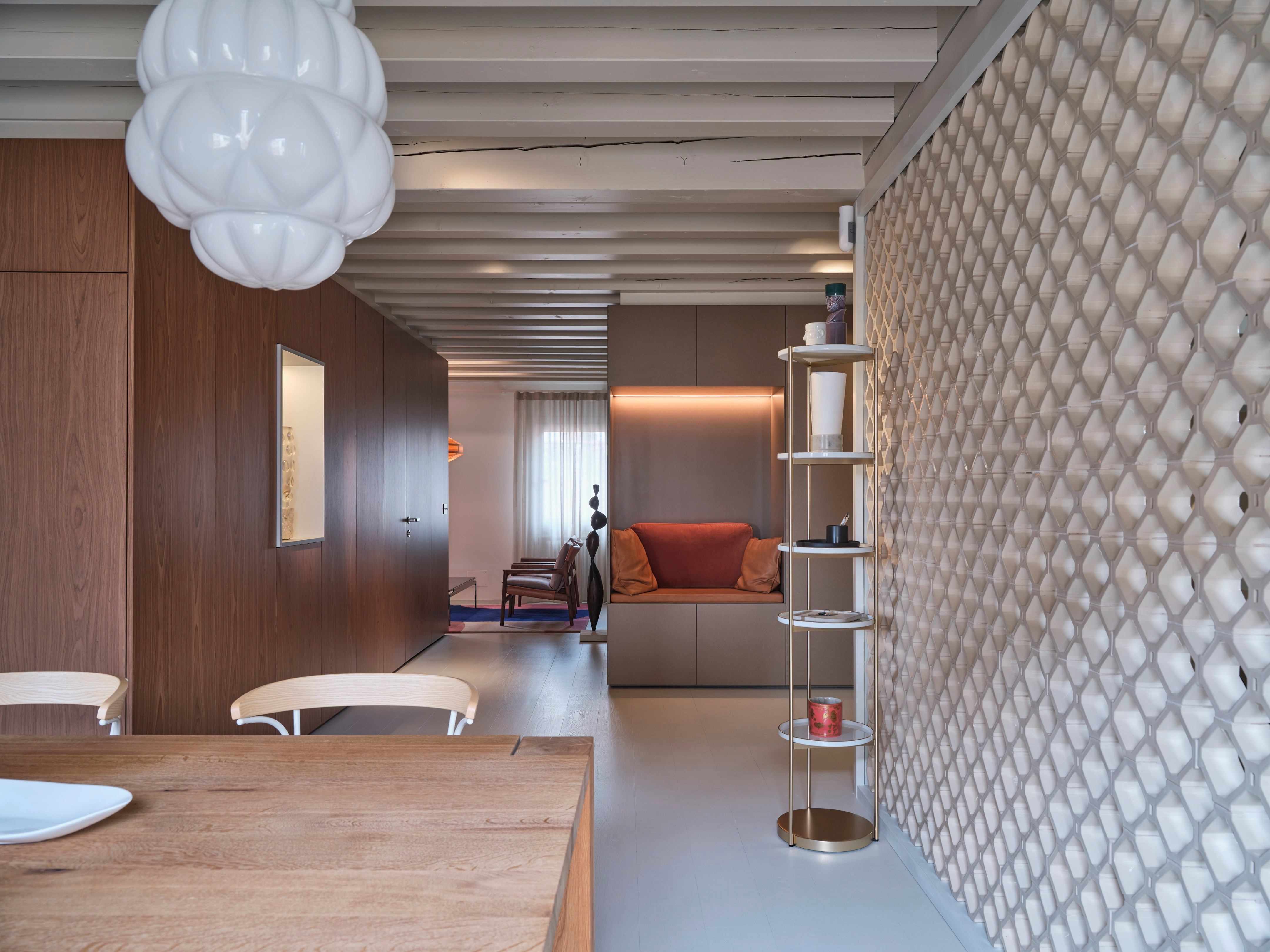 Ca’ Nichetto Frames Venetian Memory in a Two-Level Apartment-4