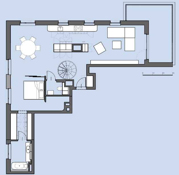 波兰华沙160平两层极简风公寓设计丨波兰KAEL工作室-21