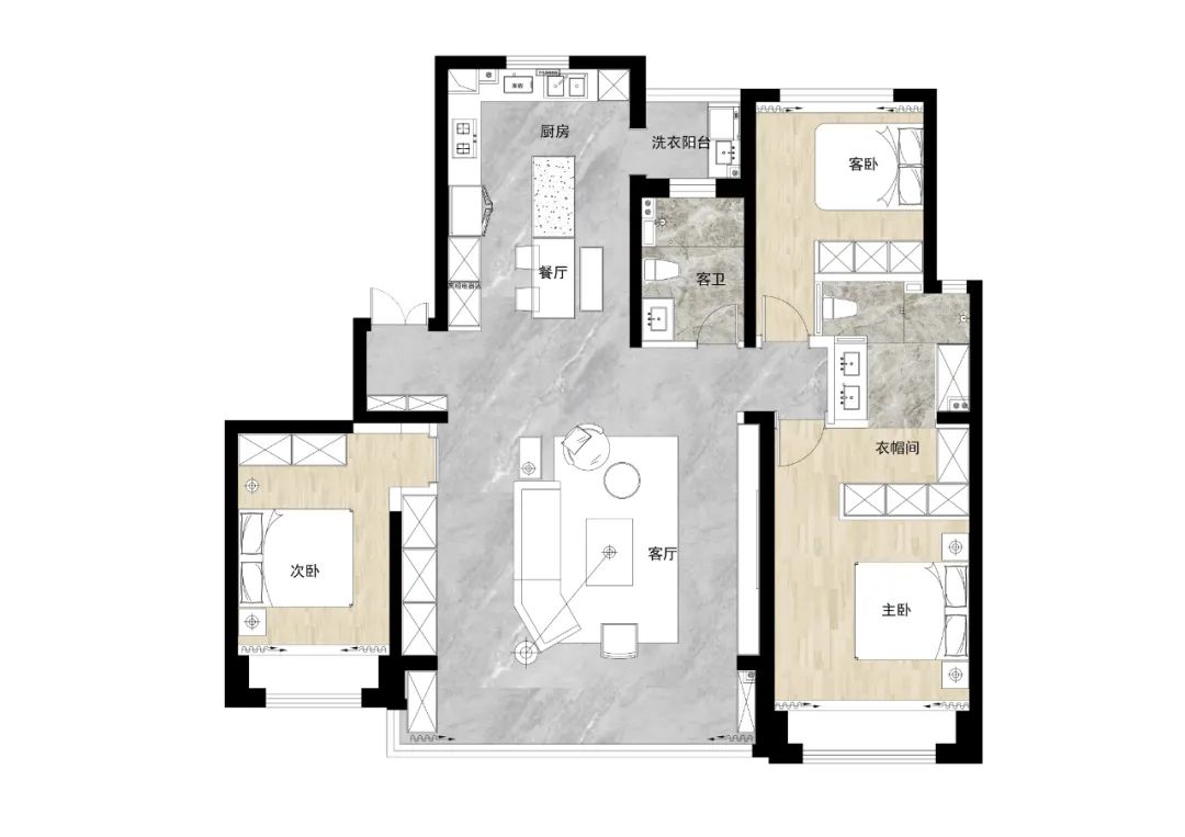 龙湖景粼天序丨品界洛克设计机构-4