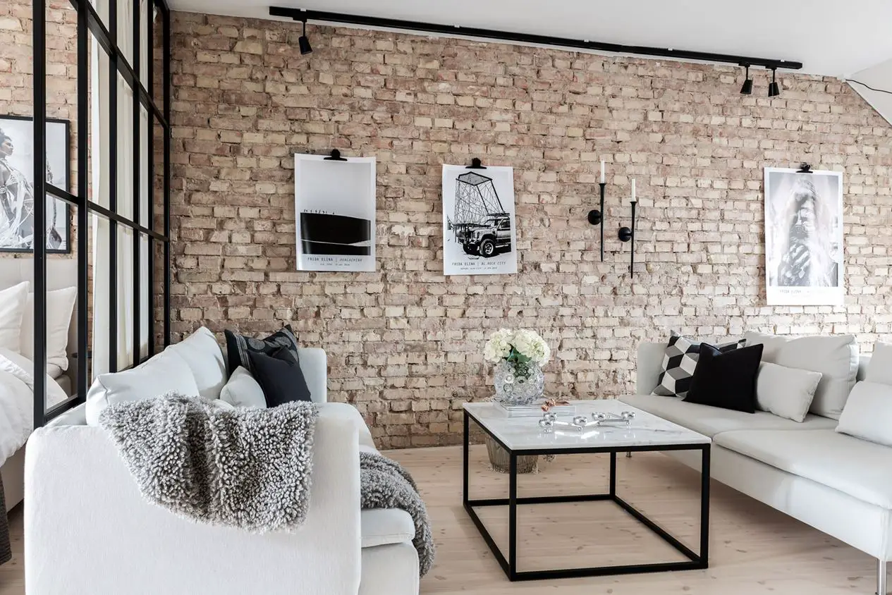 瑞典 54m2 复古一居室公寓设计-4