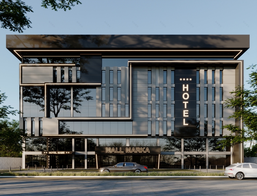 HOTEL | Luxury Mixed-Use Architecture-1