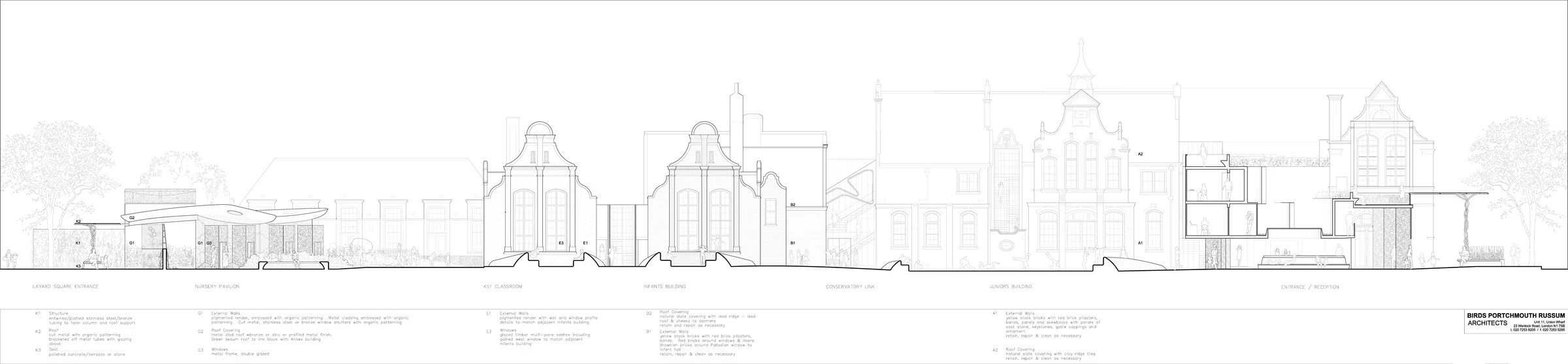 萨瑟克公园小学丨英国伦敦丨Birds Portchmouth Russum Architects-9