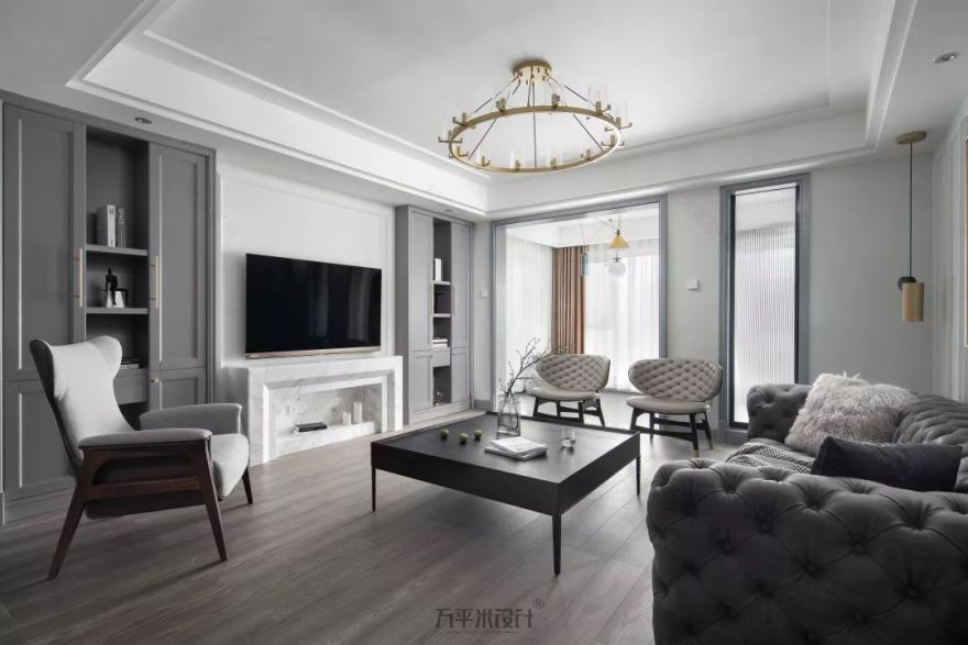 现代美式风,162㎡润和又一城住宅设计-41