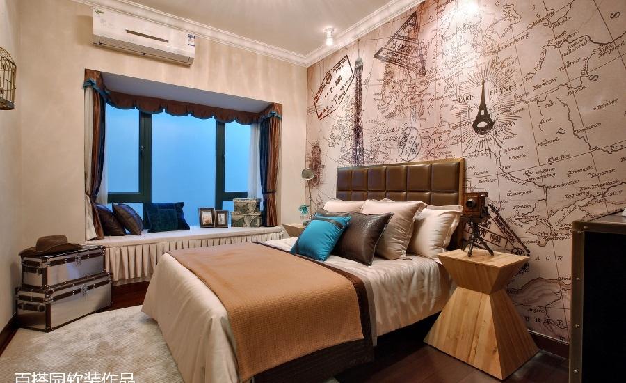 百搭园装饰丨样板间丨海口恒大外滩：航海旅行 设计为生活代言-9