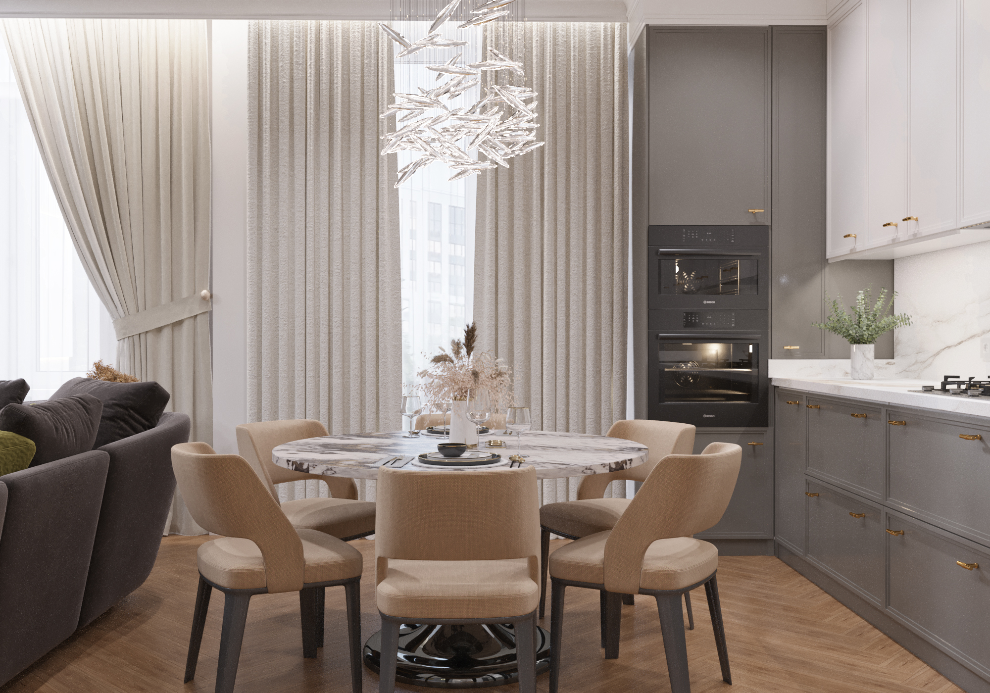 Apartment design 95m2 .NRG Mirzo Ulugbek. Tashkent-10