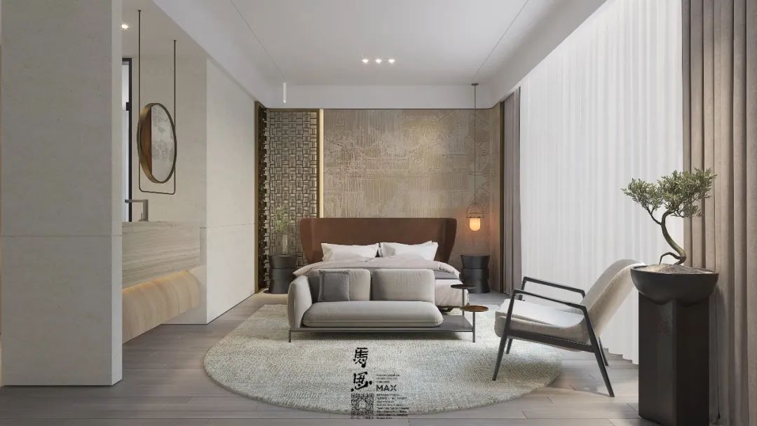 马思室内设计 | 温润雅致,静谧奢美,超凡脱俗的设计格调-120