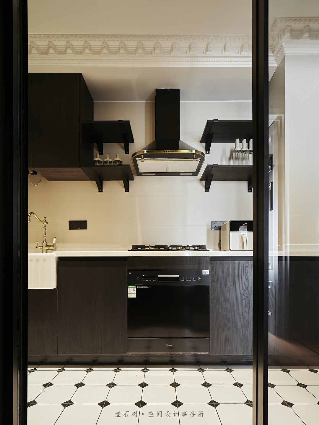 荣誉花园复古风格设计丨壹石樹空间设计事务所-52