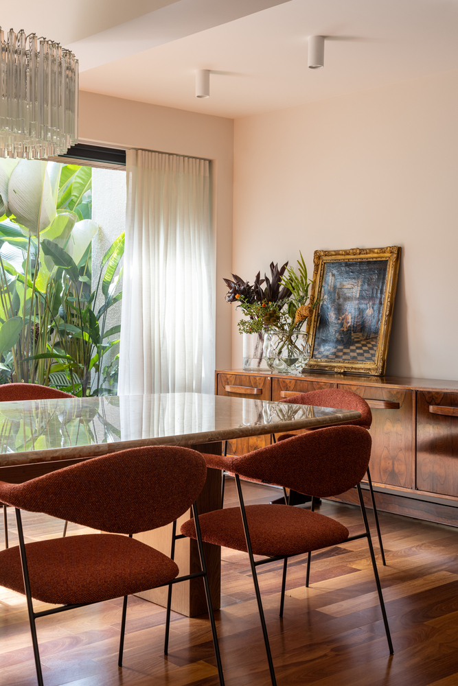 巴西圣保罗金属网格连接两座住宅设计丨TODOS Arquitetura-40