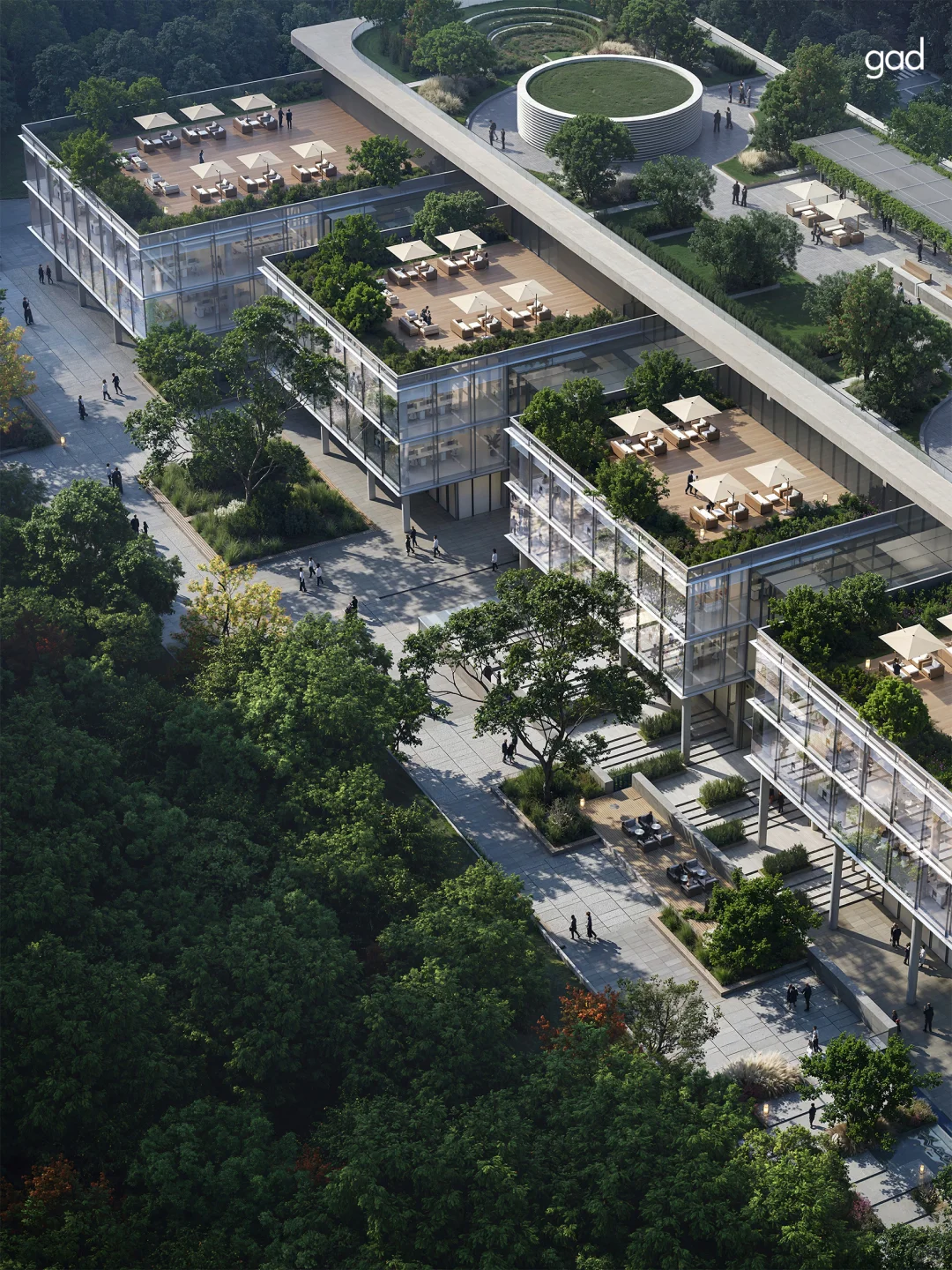 中标杭州天健总部项目丨中国杭州丨gad设计公司-1