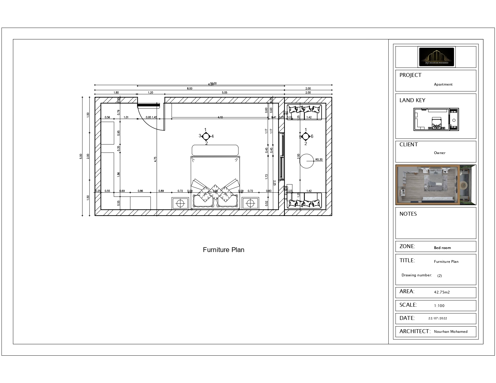 Shop drawing ( Master Bedroom)-2