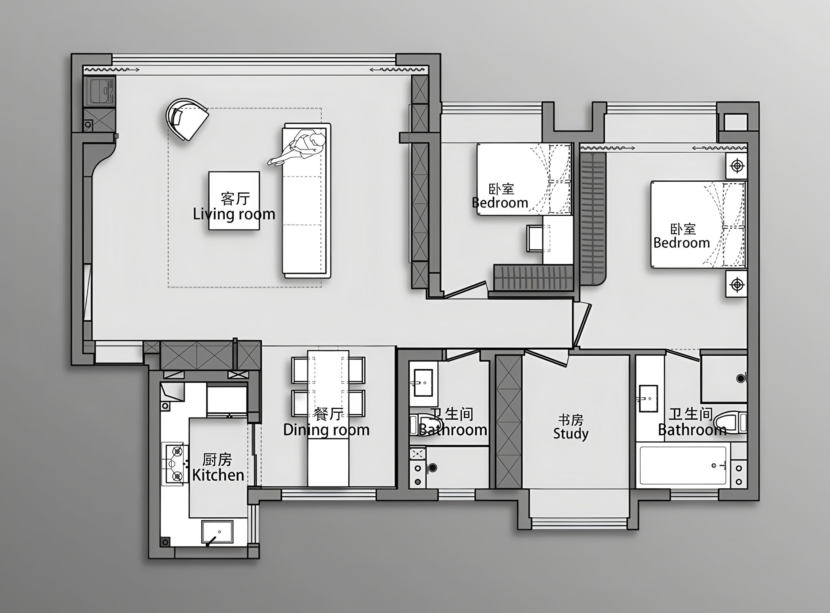 《筑影》江苏四季雅筑140m²精装修丨中国南京丨南舍空间设计-29