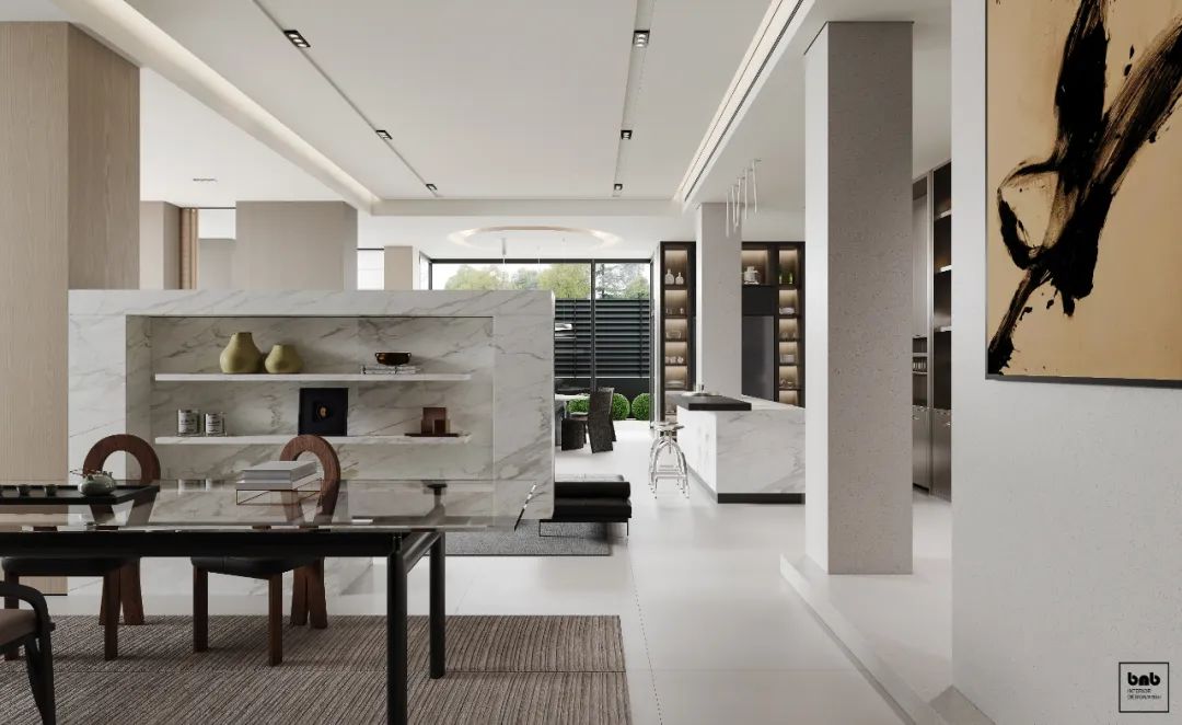 当代别墅空间设计丨本白设计-45