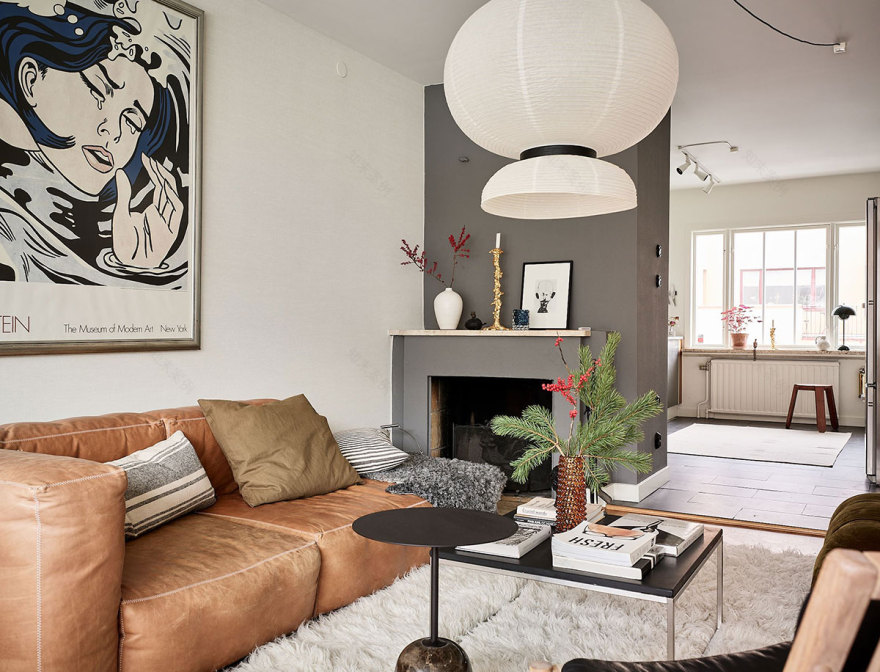 瑞典小镇冬日温馨住宅设计-1