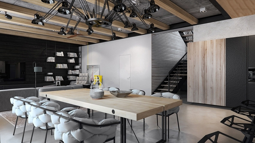 酷炫LOFT工业风别墅  Azovskiy - Pahomova-3