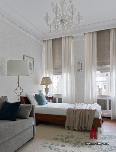 莫斯科彼得罗夫斯基林荫道经典风格三居室公寓设计丨俄罗斯莫斯科-35