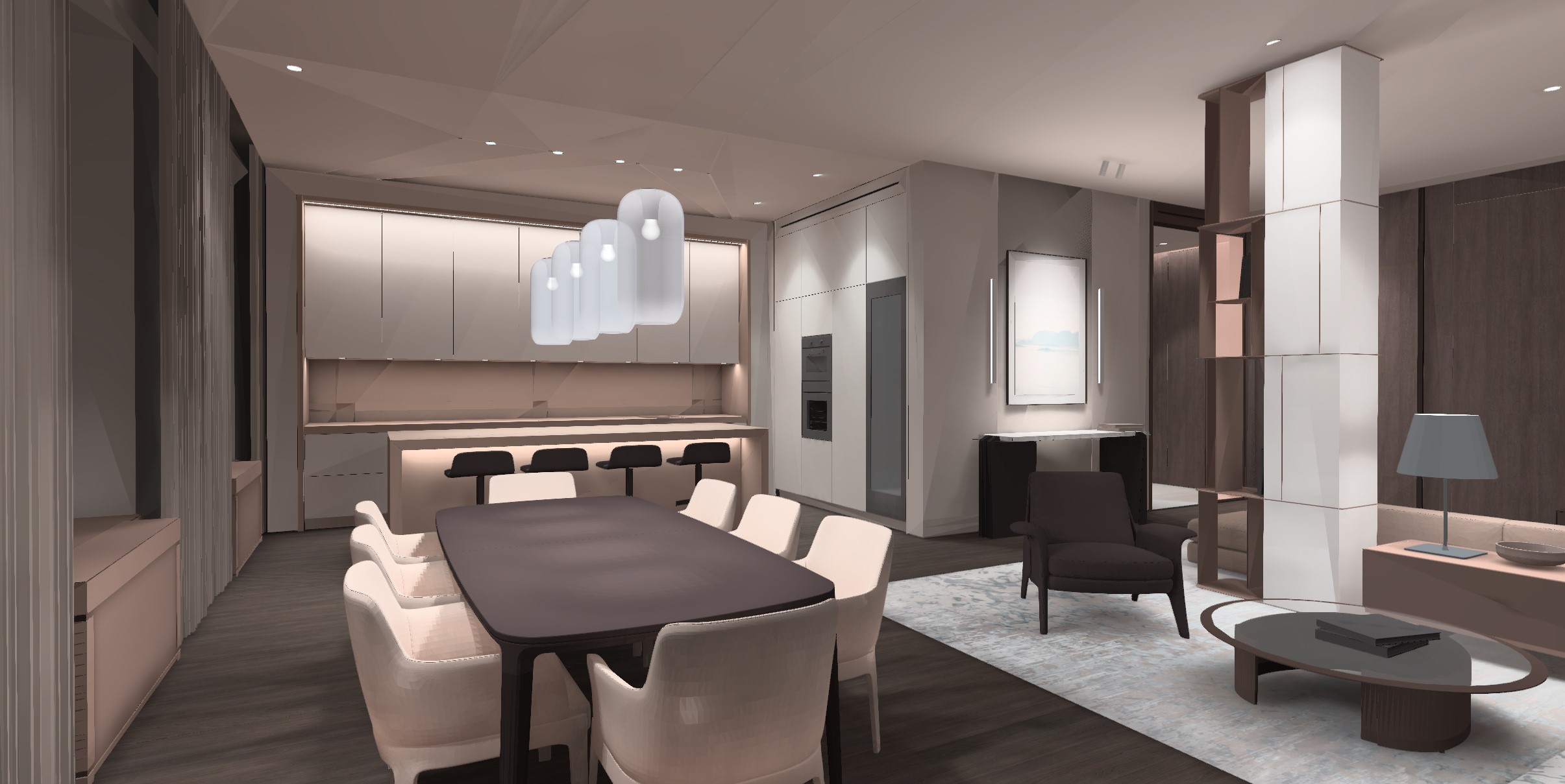 圣彼得堡公寓照明项目丨俄罗斯圣彼得堡丨Markevich Lighting Studio-17