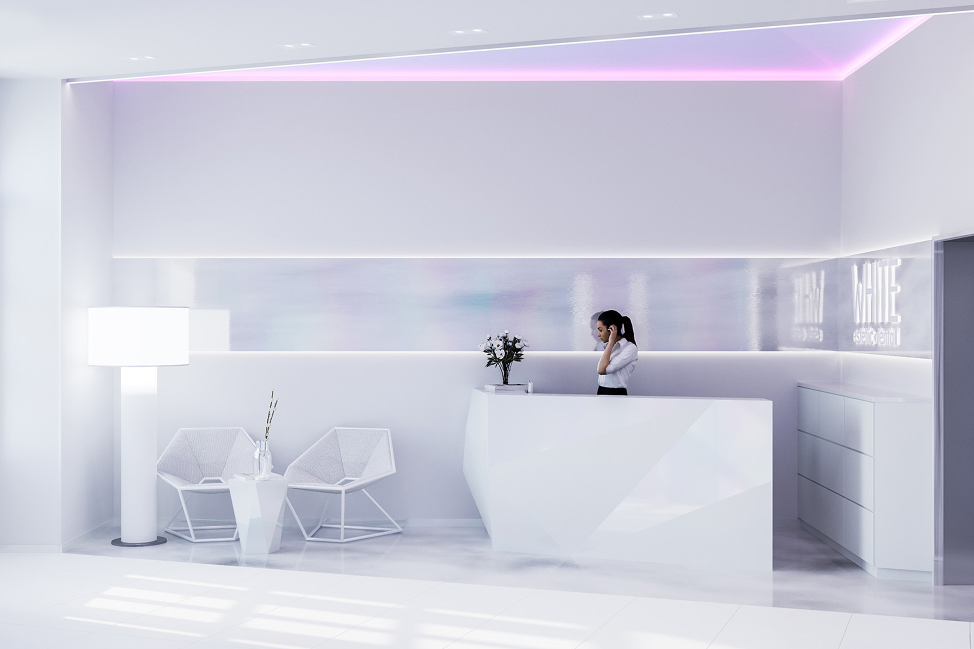 WHITE 牙科诊所室内设计丨捷克丨Nikita Feoktistov 等-12