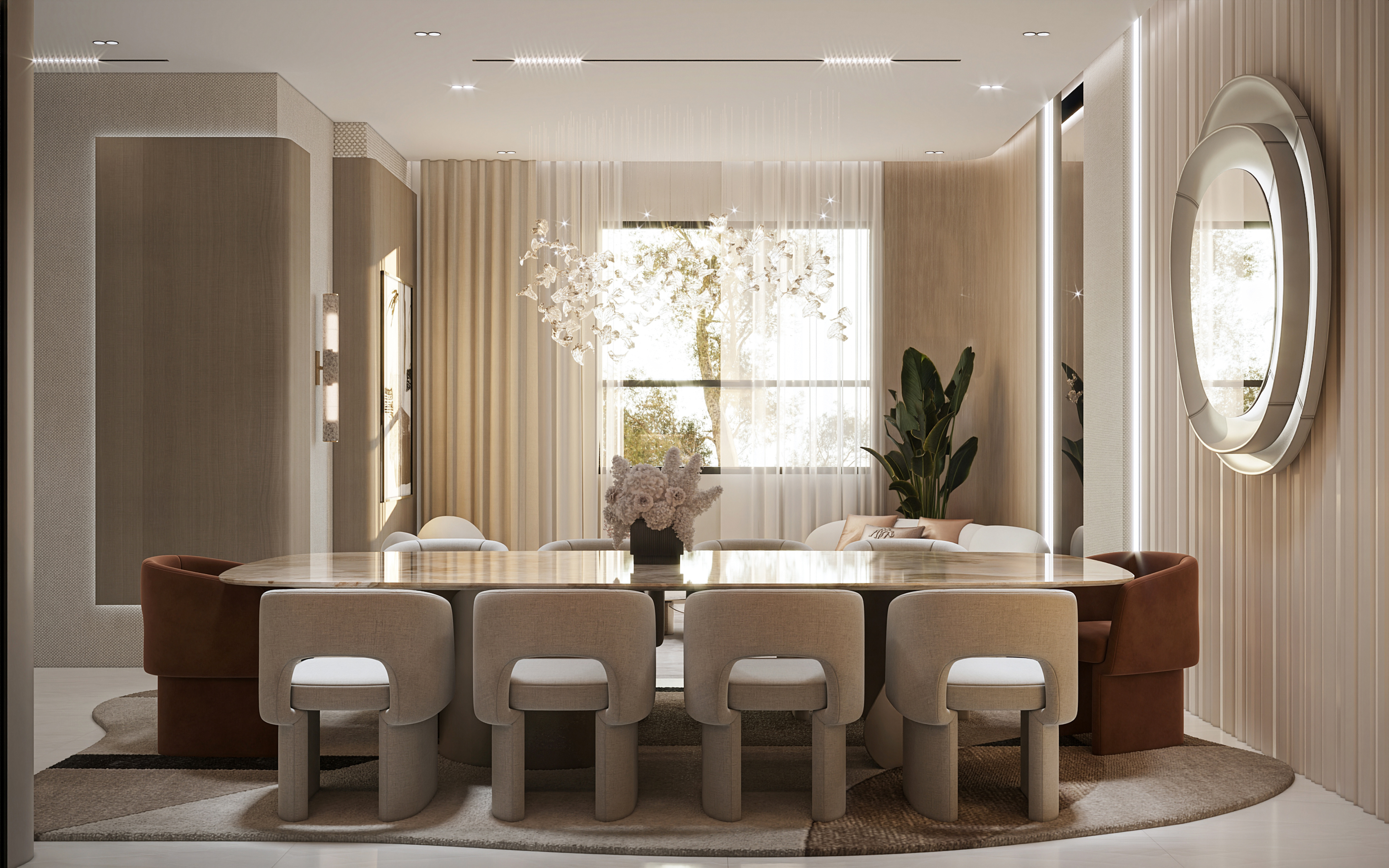 Modern Villa ground floor in KSA-14