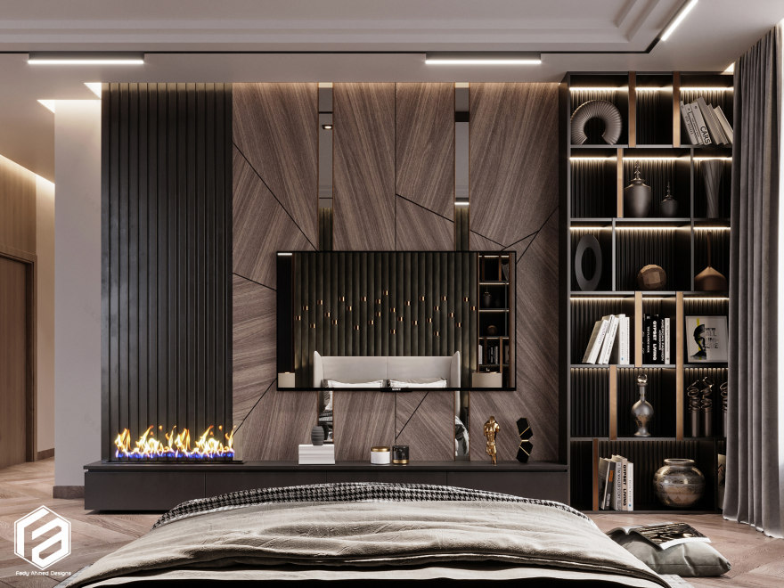 豪华卧室丨阿曼丨Fady Ahmed-11