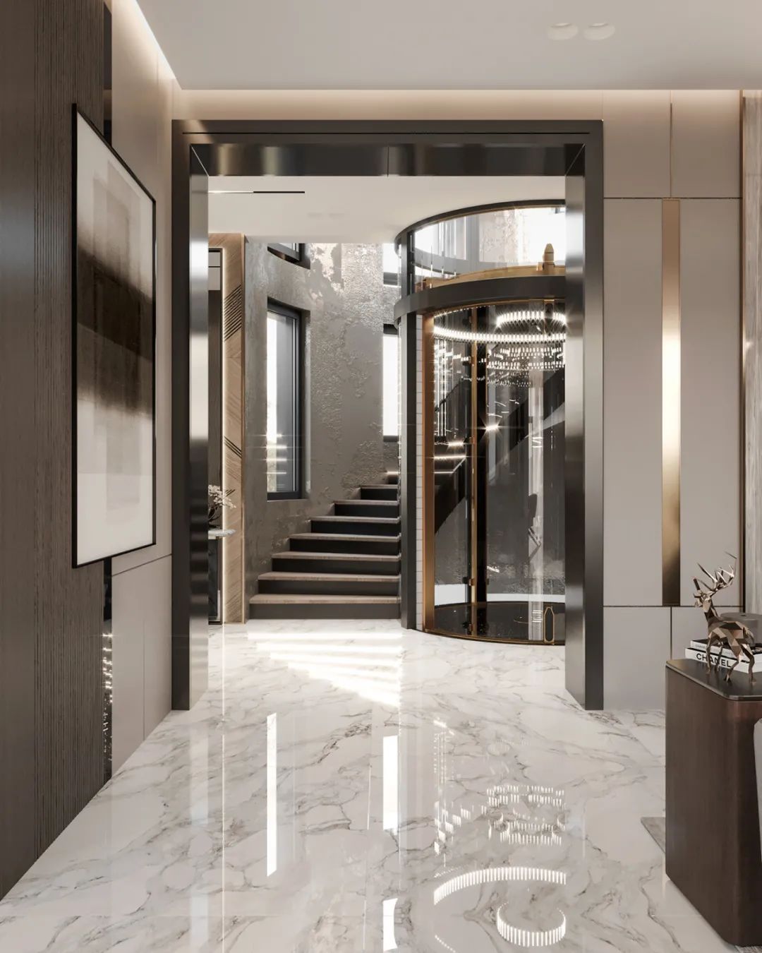 阿塞拜疆巴库现代轻奢公寓设计丨Aytan Guliyeva-17