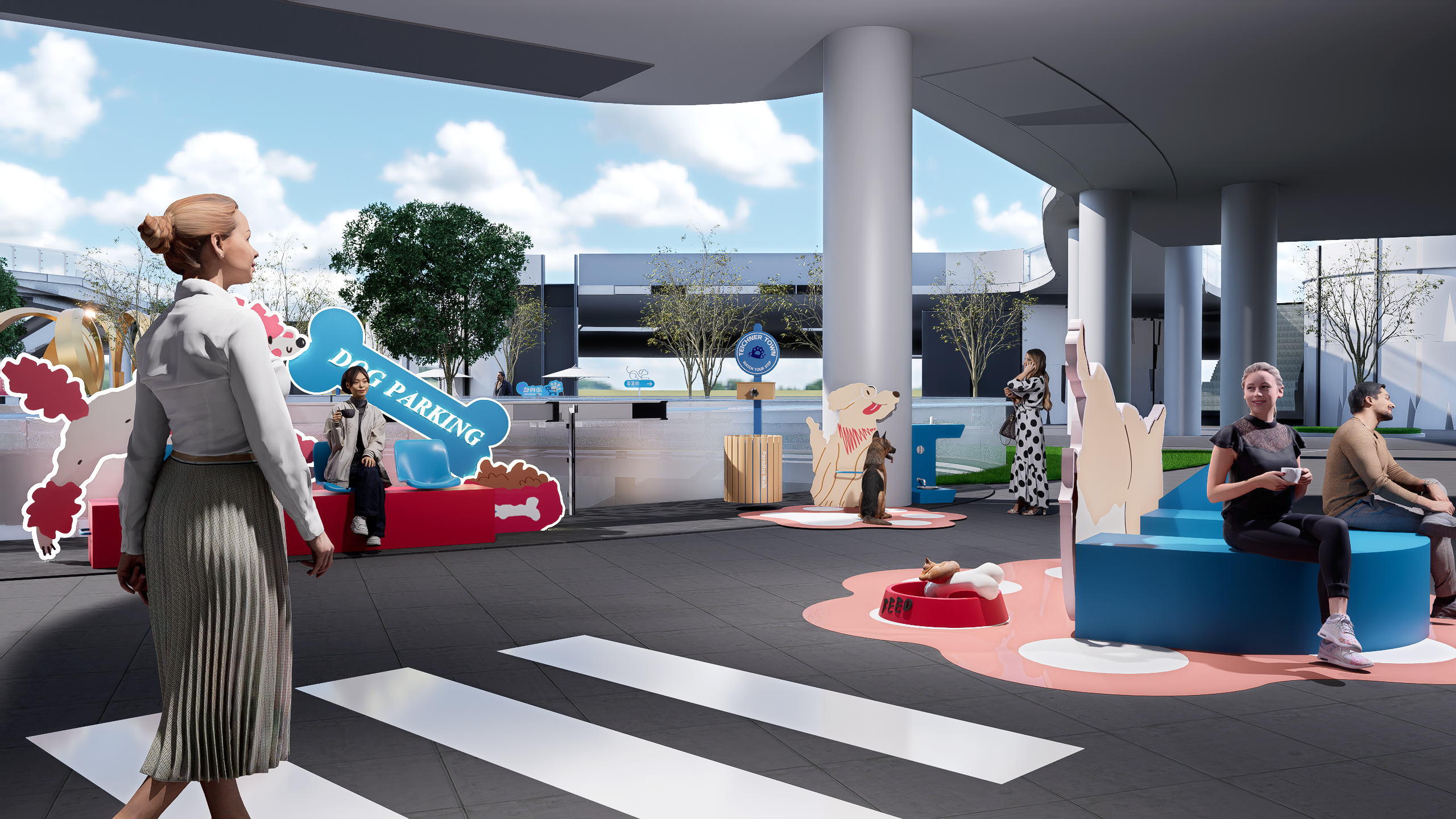 汪托邦—商业宠物乐园设计案例-24