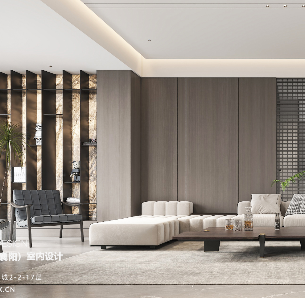 襄阳马思设计 | 200m²顶复意式极简，低调又高级-16