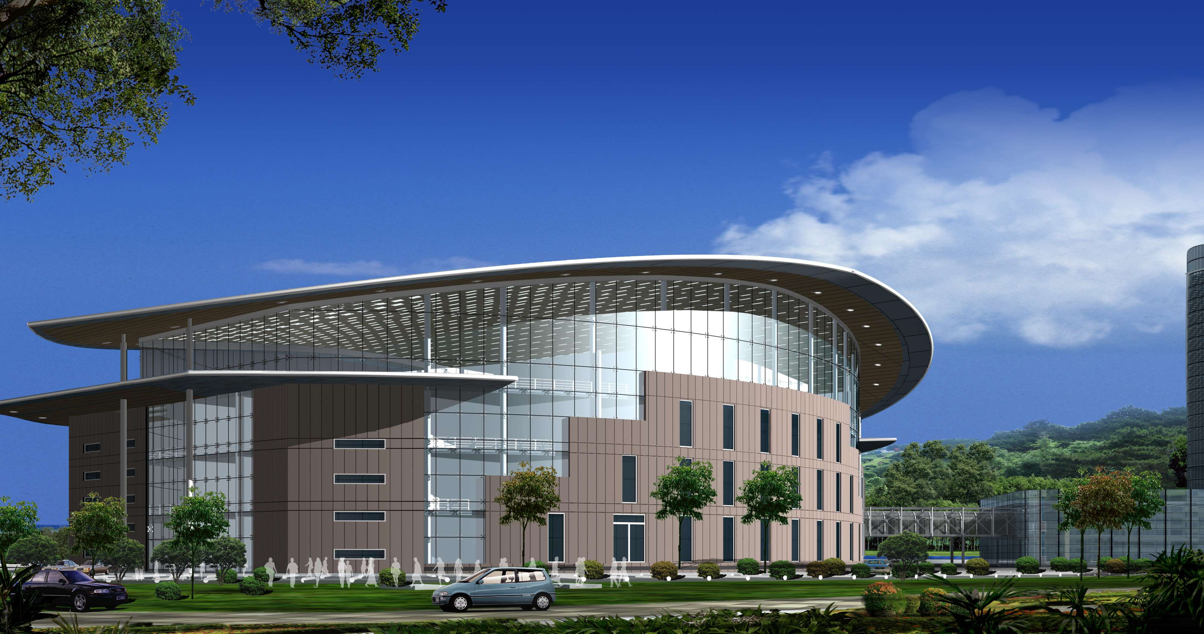 威海国际会议中心 市民文化中心建筑工程-5