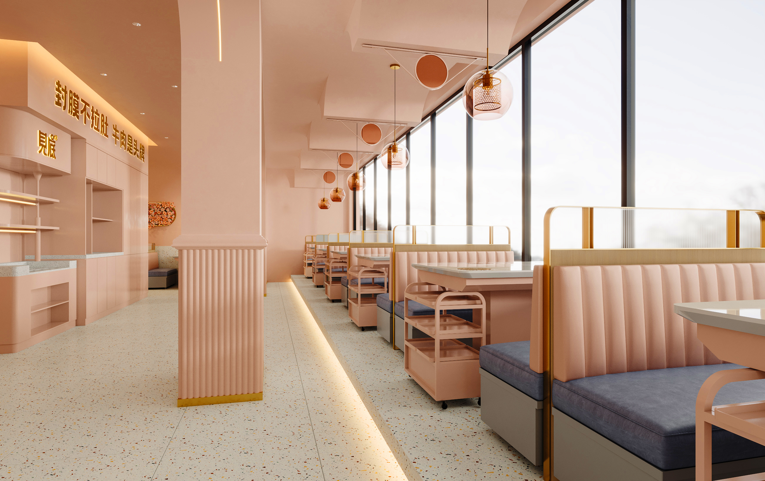 见底自选火锅丨中国濮阳丨玖伍空间设计机构-13