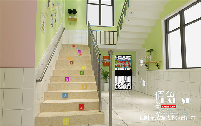 1000万元教育机构1200平米装修案例丨佰色装修设计-28