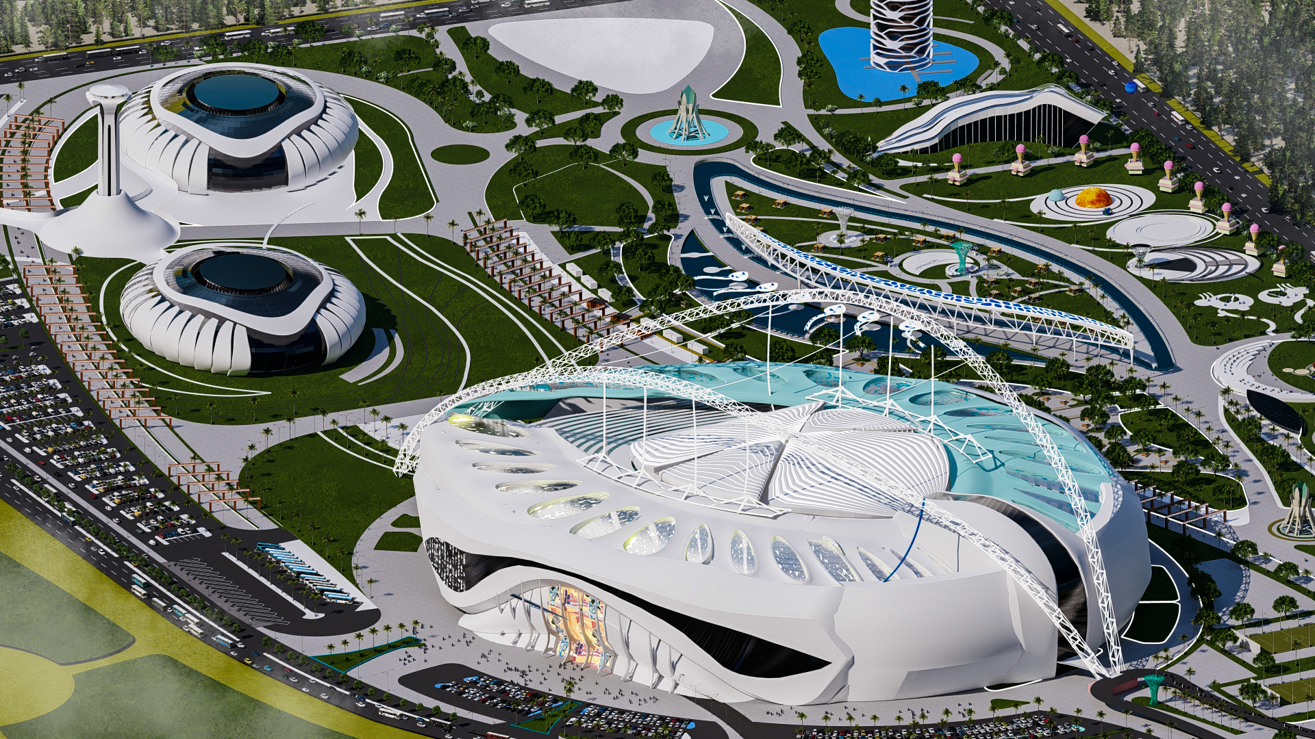 Olympic sports city (Graduation Project)-22