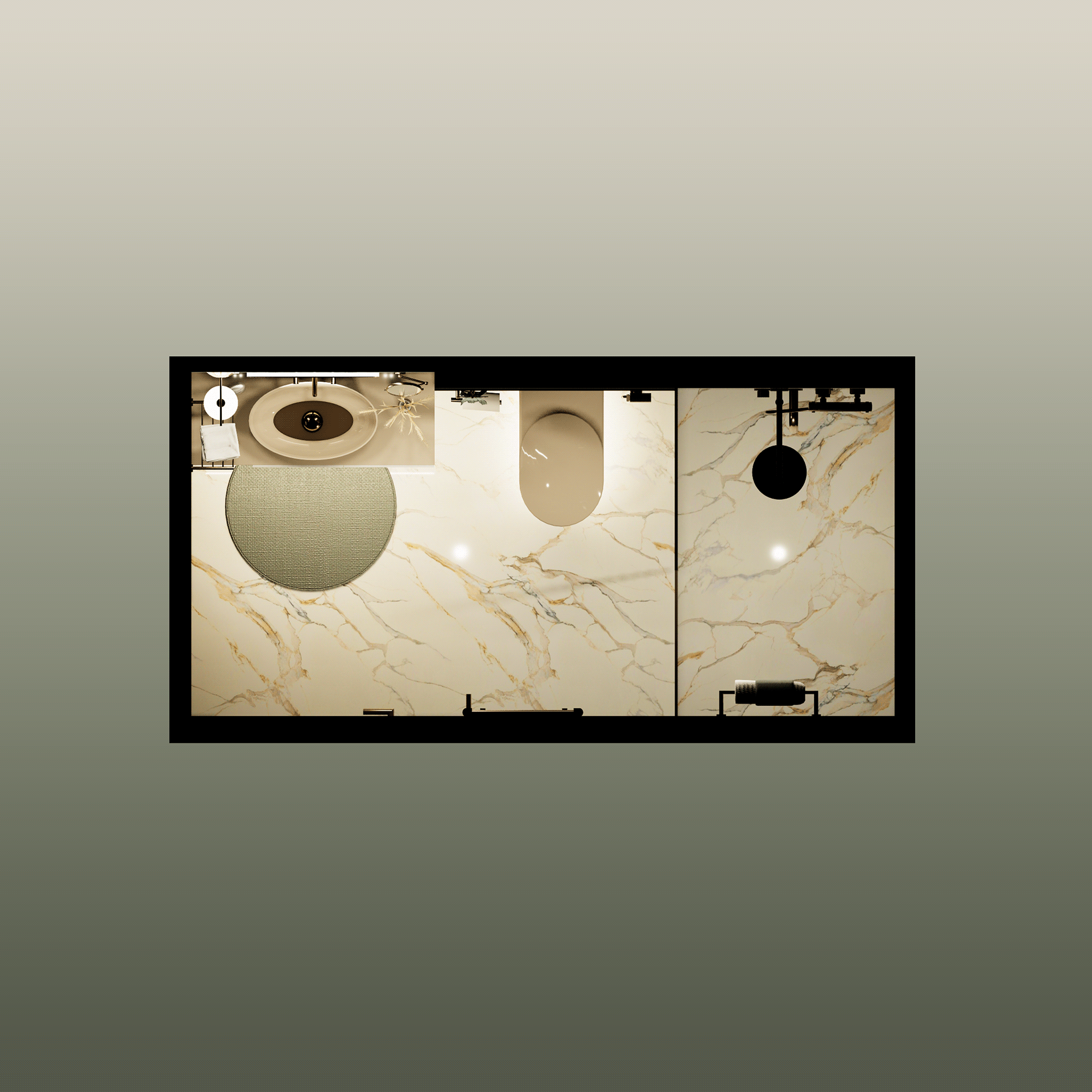 豪华洗手间设计丨tahseen.jamal-11