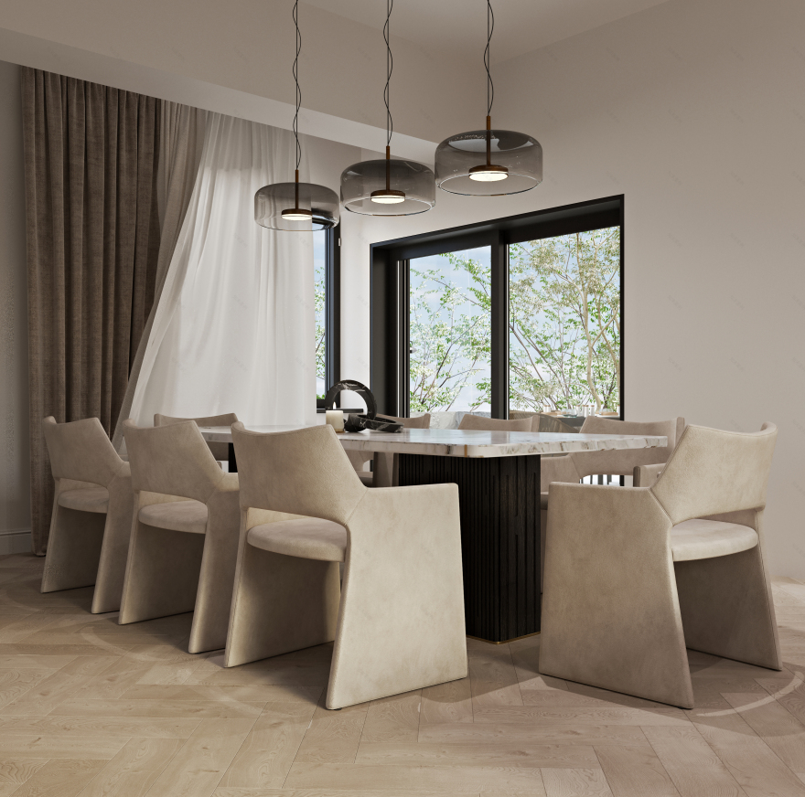 希腊现代经典房屋室内设计-26