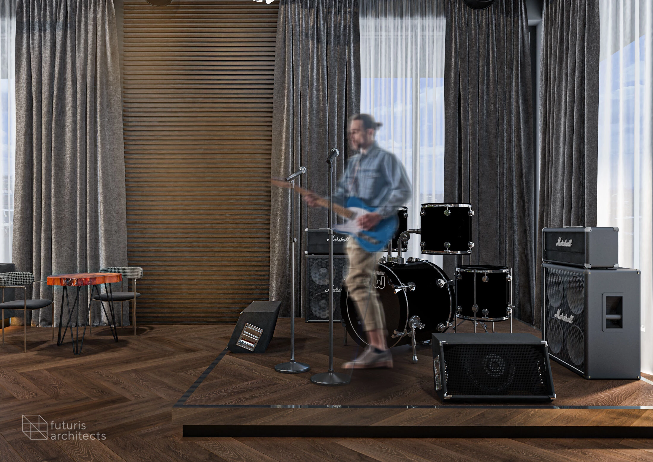 未来主义餐厅设计,打造高品质用餐环境-19