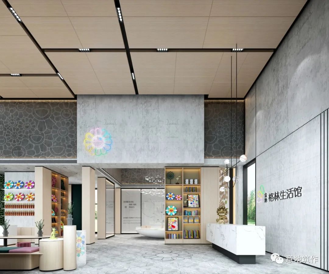 合肥金地·格林传奇售楼处 | 潮流艺术 IP 的复合型体验空间-5