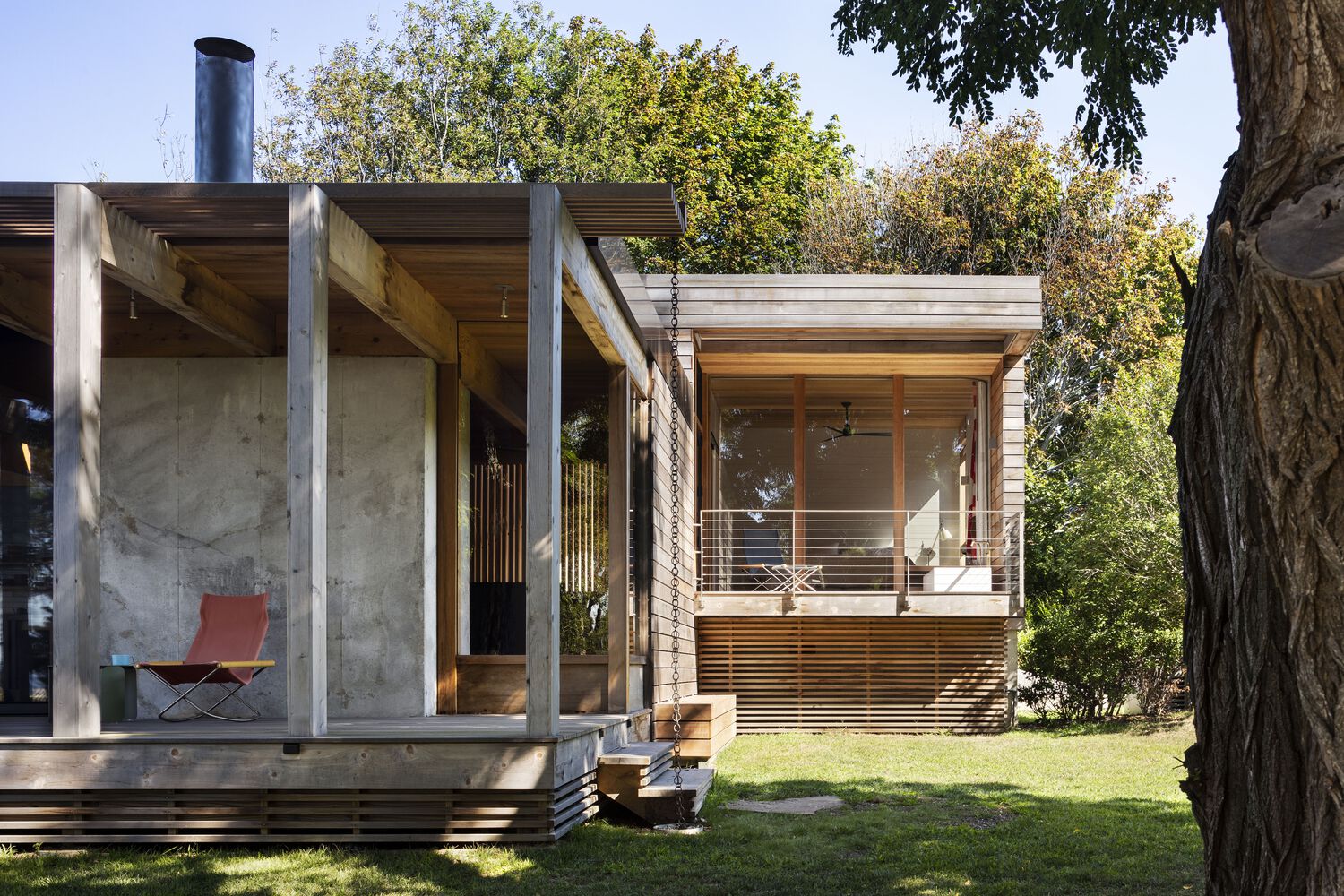 周末家庭度假屋丨美国纽约丨Koning Eizenberg Architecture-19