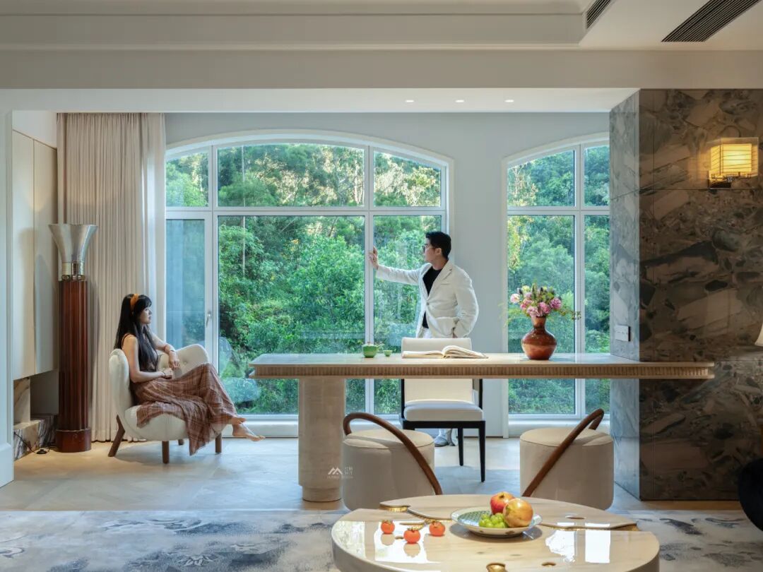 深圳240㎡大平层实景·住进绿意与松弛的家丨HOMBLE红柏设计-18