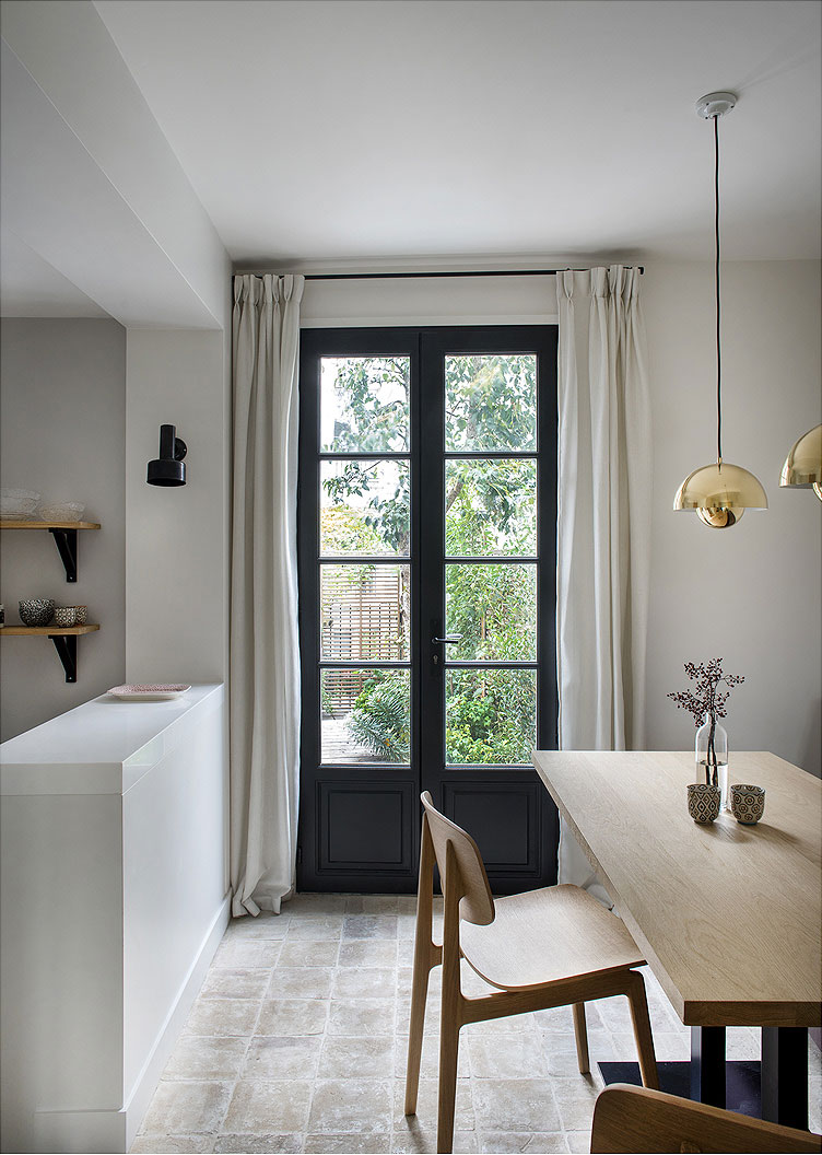 巴黎宁静公寓的乡村风情设计-4