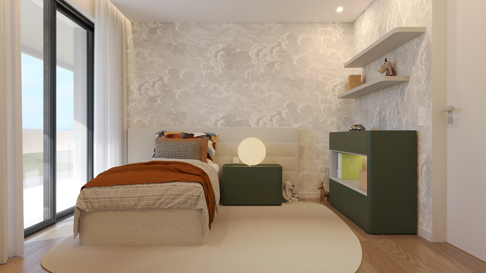 儿童卧室，AM 项目-6