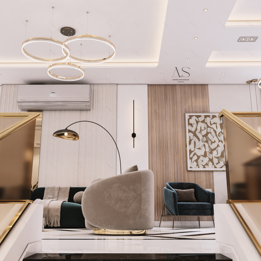 First-Floor Reception Design - Villa hall --4