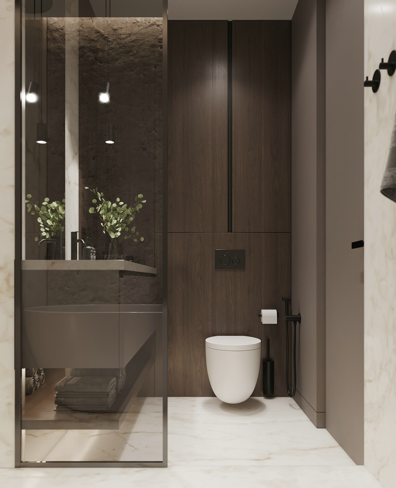 高级灰色系公寓设计 既独特又有魅力-19