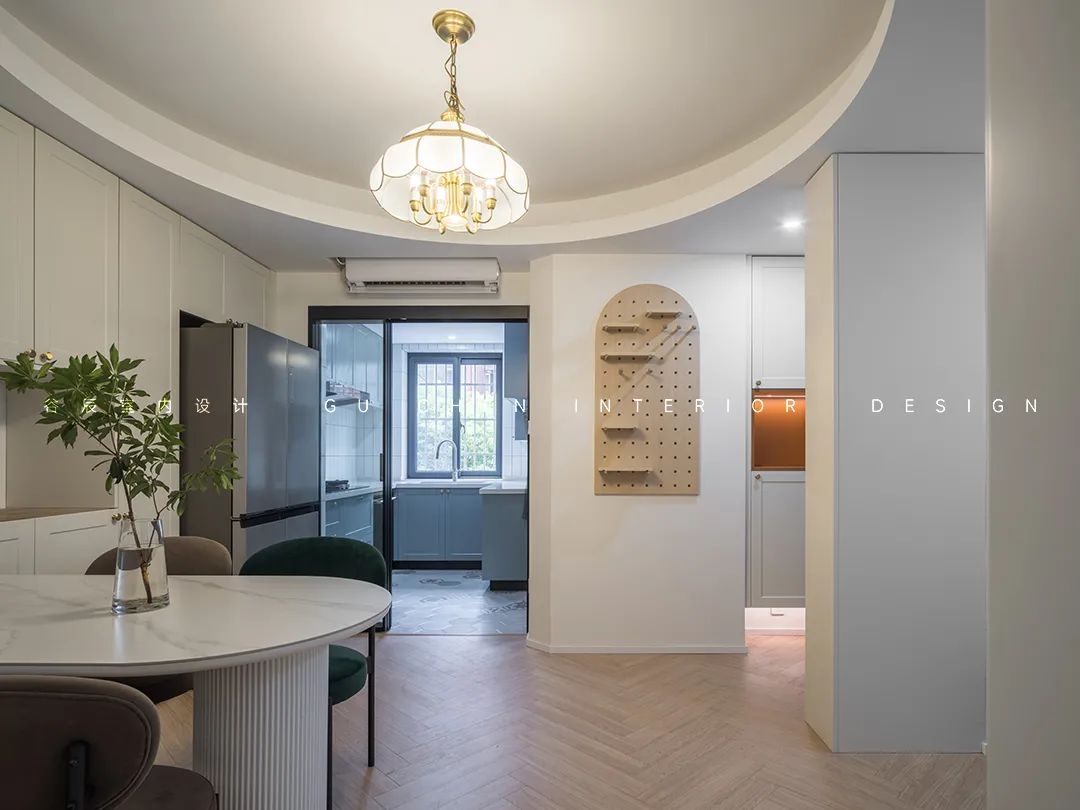 GUCHEN DESIGN | 独居女生的温柔复古家，谁信只有55㎡！-33