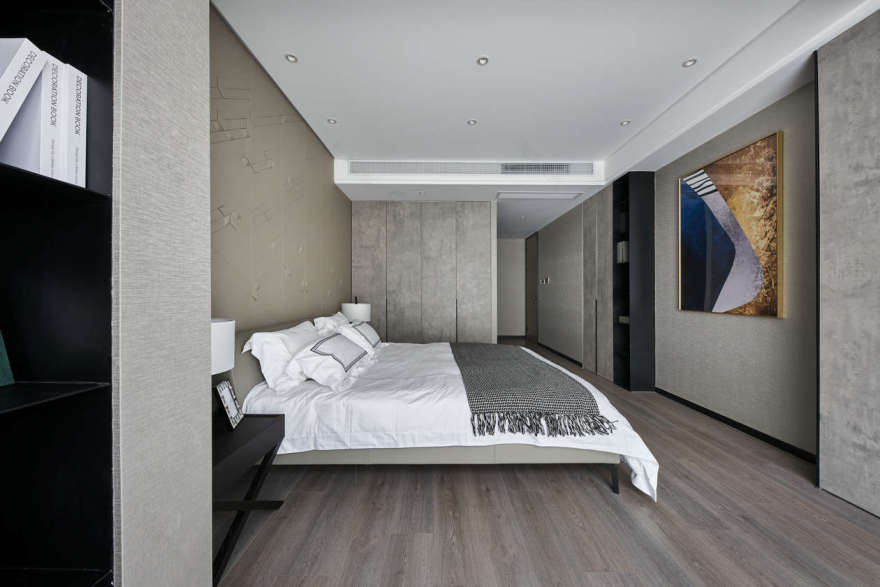 杭州杭公馆 | 灰色调开放式设计,兼顾功能与观景-45