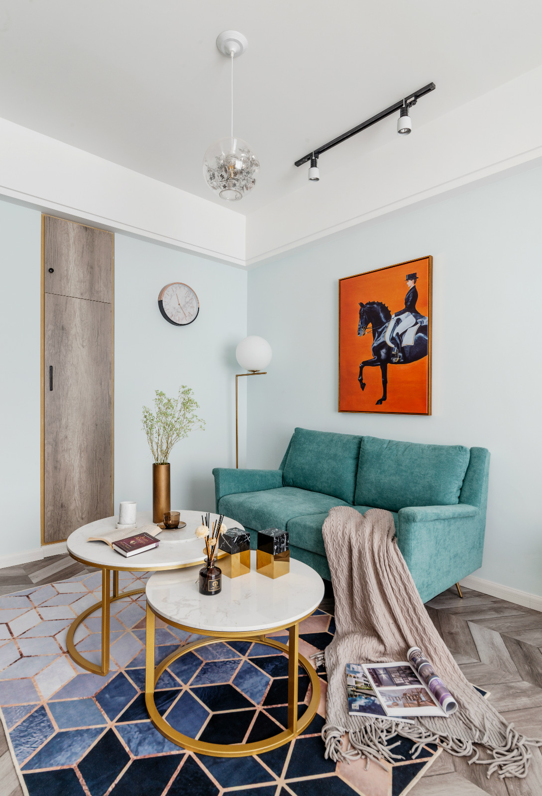 南京王府国际花园 40 平米现代轻奢公寓设计-31