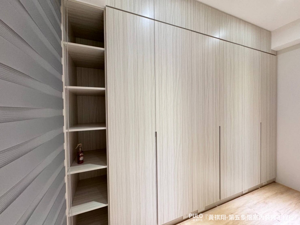 SPC石塑地板高雄21坪中古屋装潢项目丨中国高雄丨第五象限室内装修工程行-26