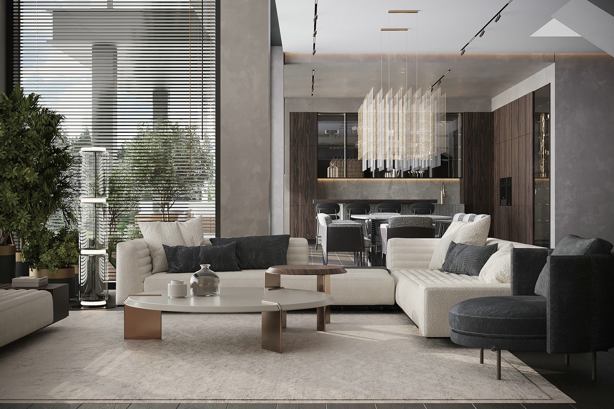 简约风别墅设计 既时尚又高级！-2