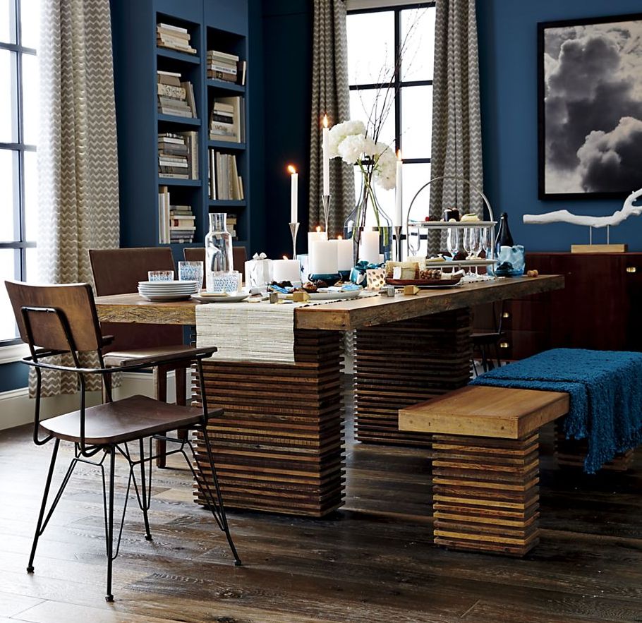 Industrialize Your Dining Room With Metal Dining Chairs-7