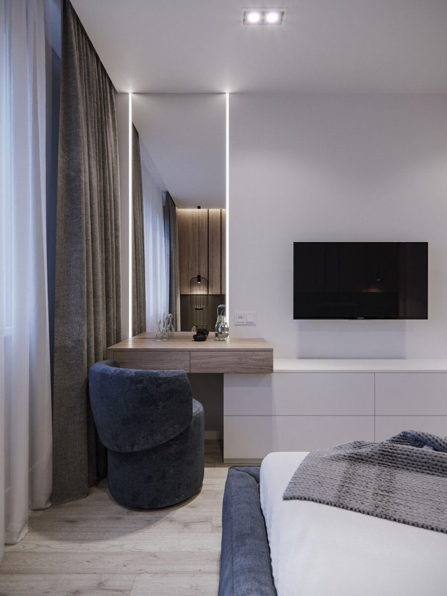 60平米夫妻公寓室内设计项目丨Игорь и Алёна Скаржевские-31