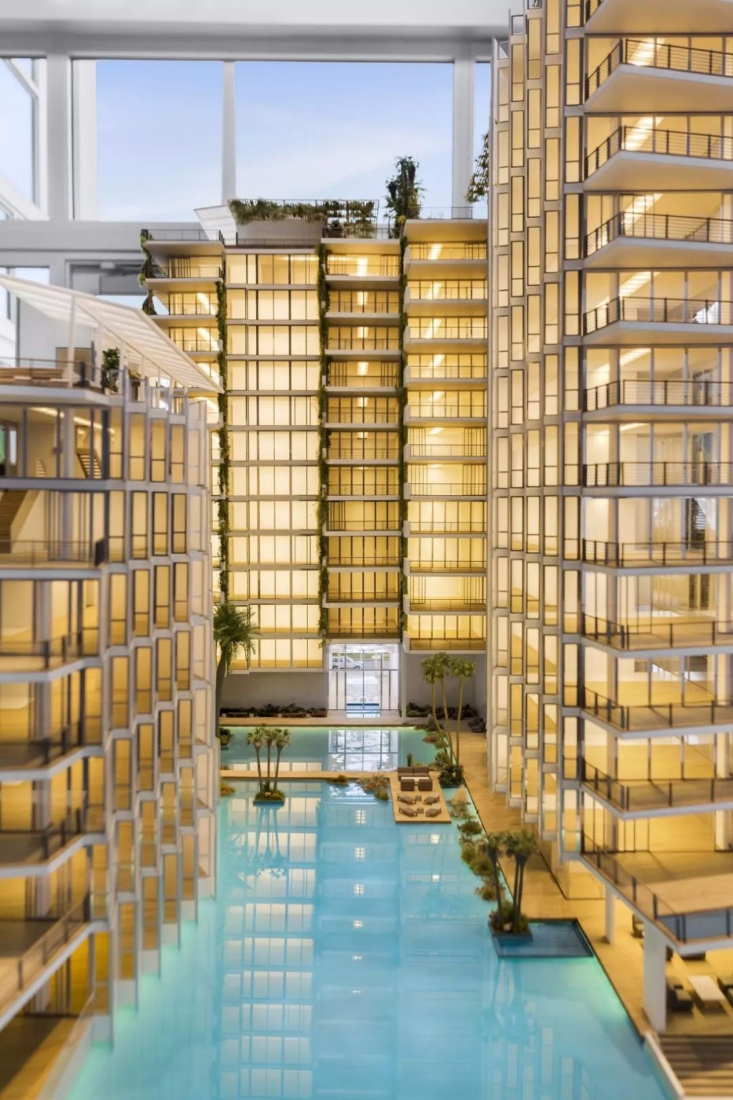 让努维尔设计的海滨公寓，1000平米的顶层复式，售价不到8千万-12