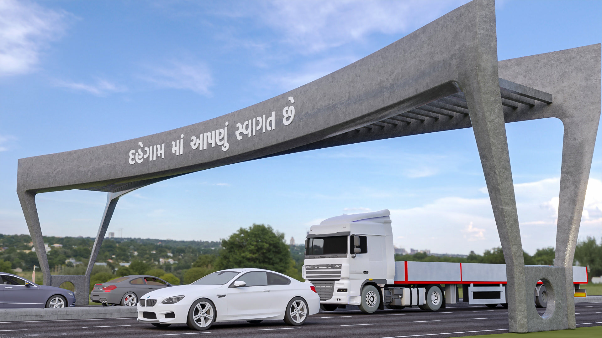 Gantry Design for Town Entry Point-9