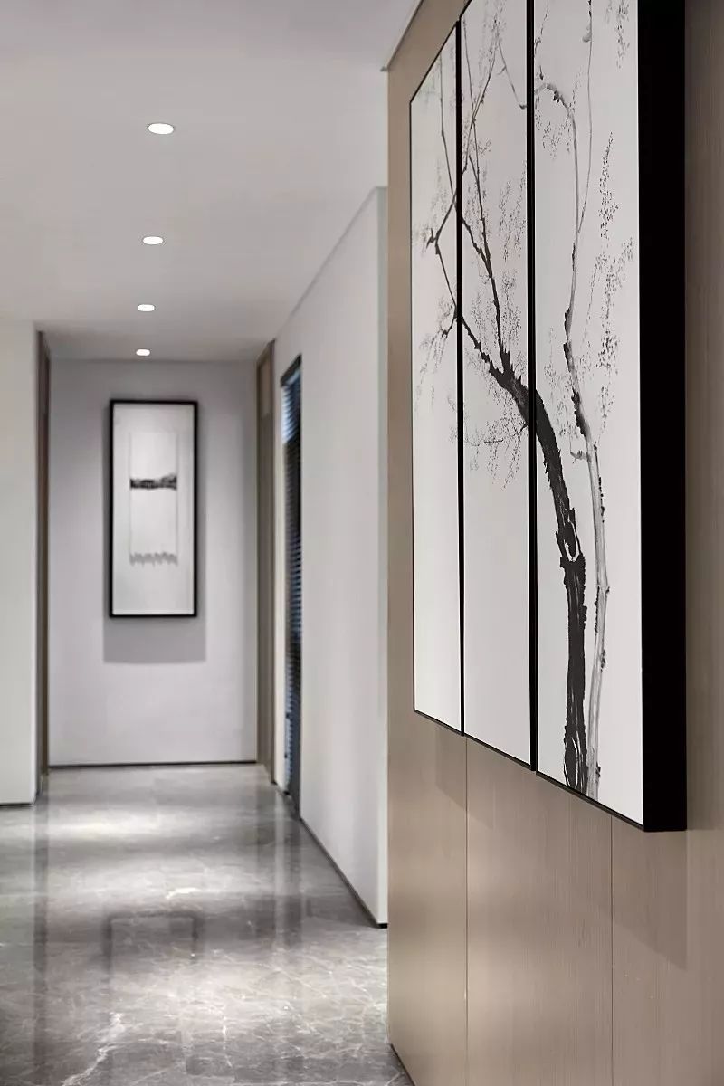 柳州双拼别墅 | 叶胤祥打造 500㎡淡雅中式空间-18